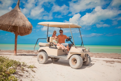 Beyond Leisure: The Commercial Applications of Golf Carts in Resorts, Airports, and Large Communities  Abstract